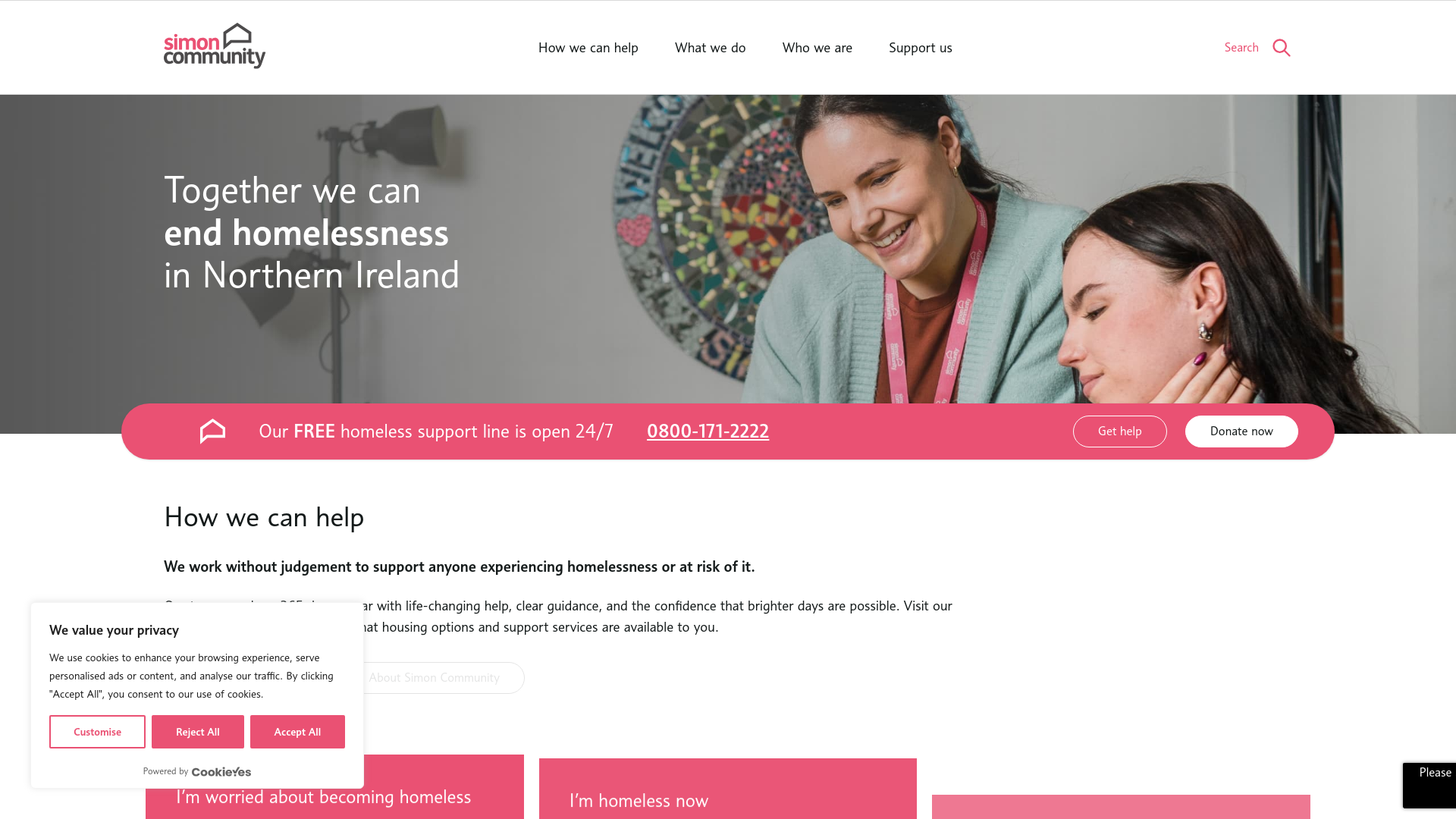 Website screenshot