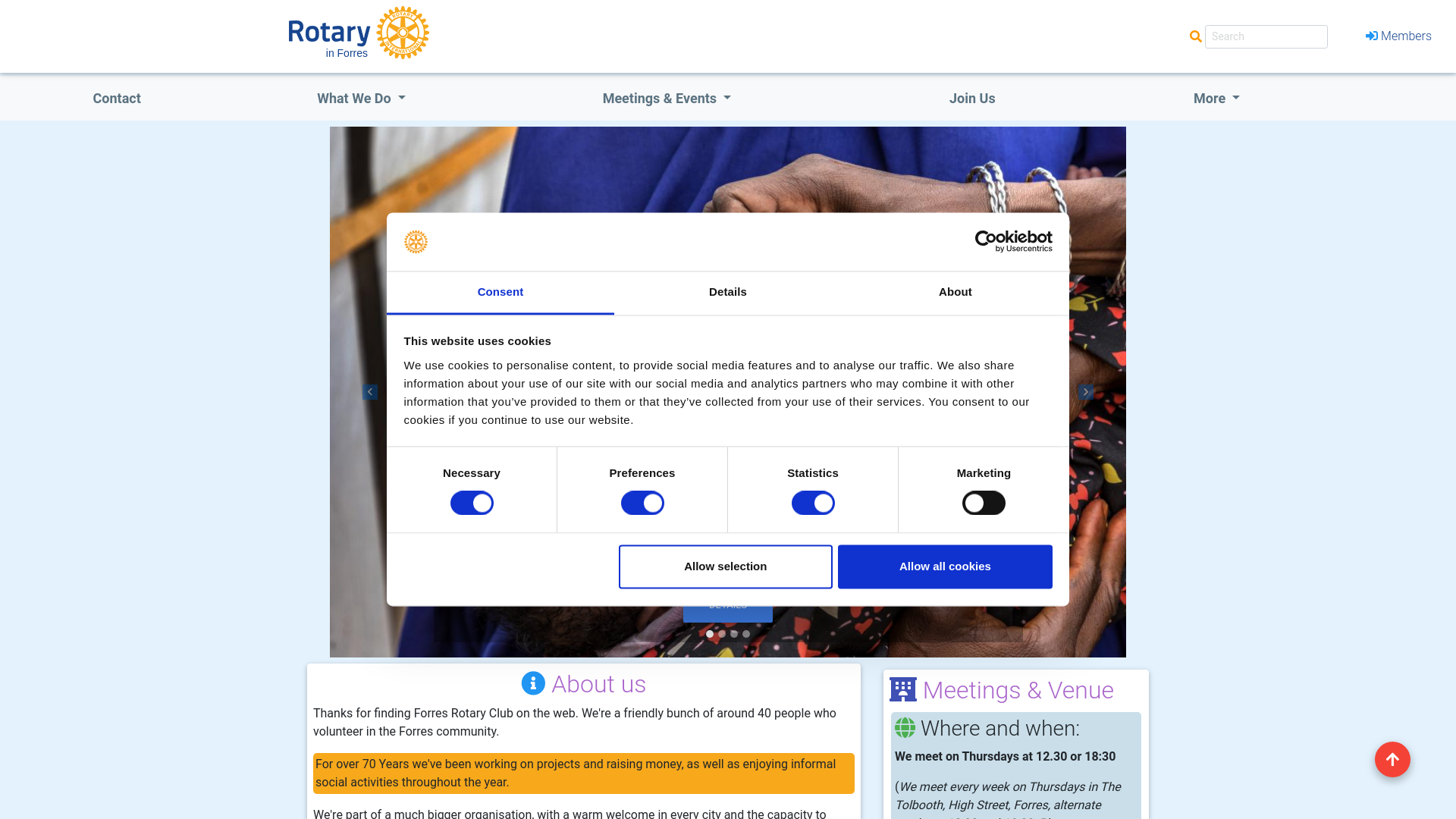 Website screenshot