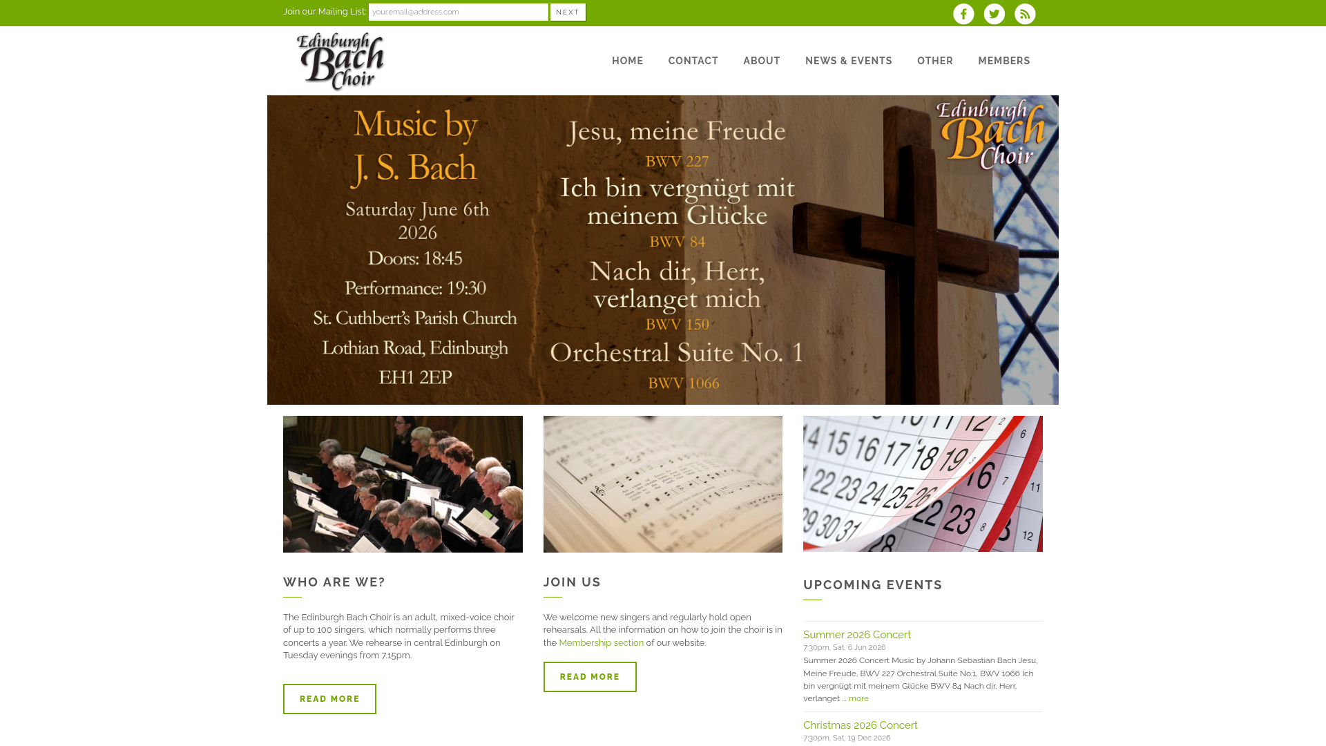 Website screenshot