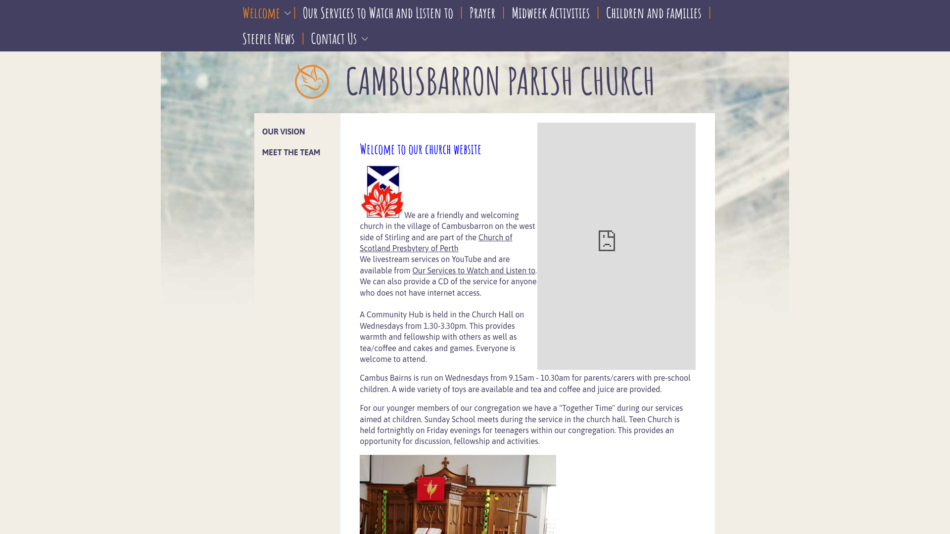 Website screenshot