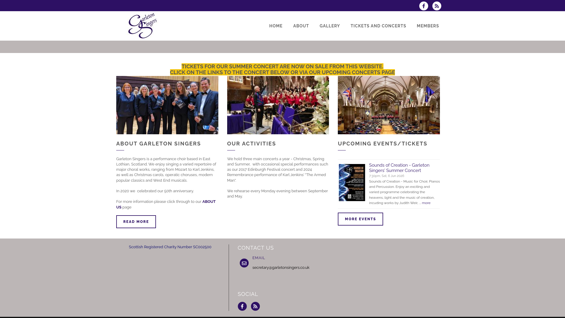 Website screenshot
