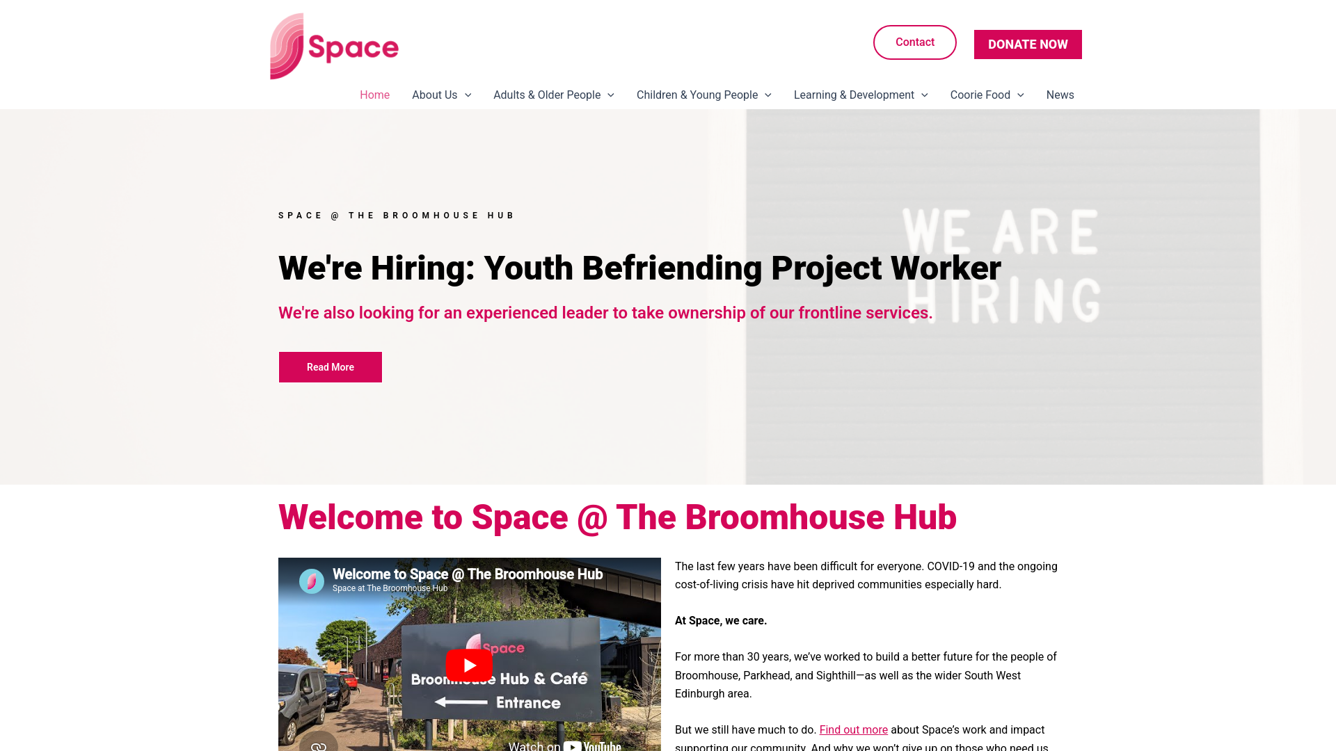 Website screenshot