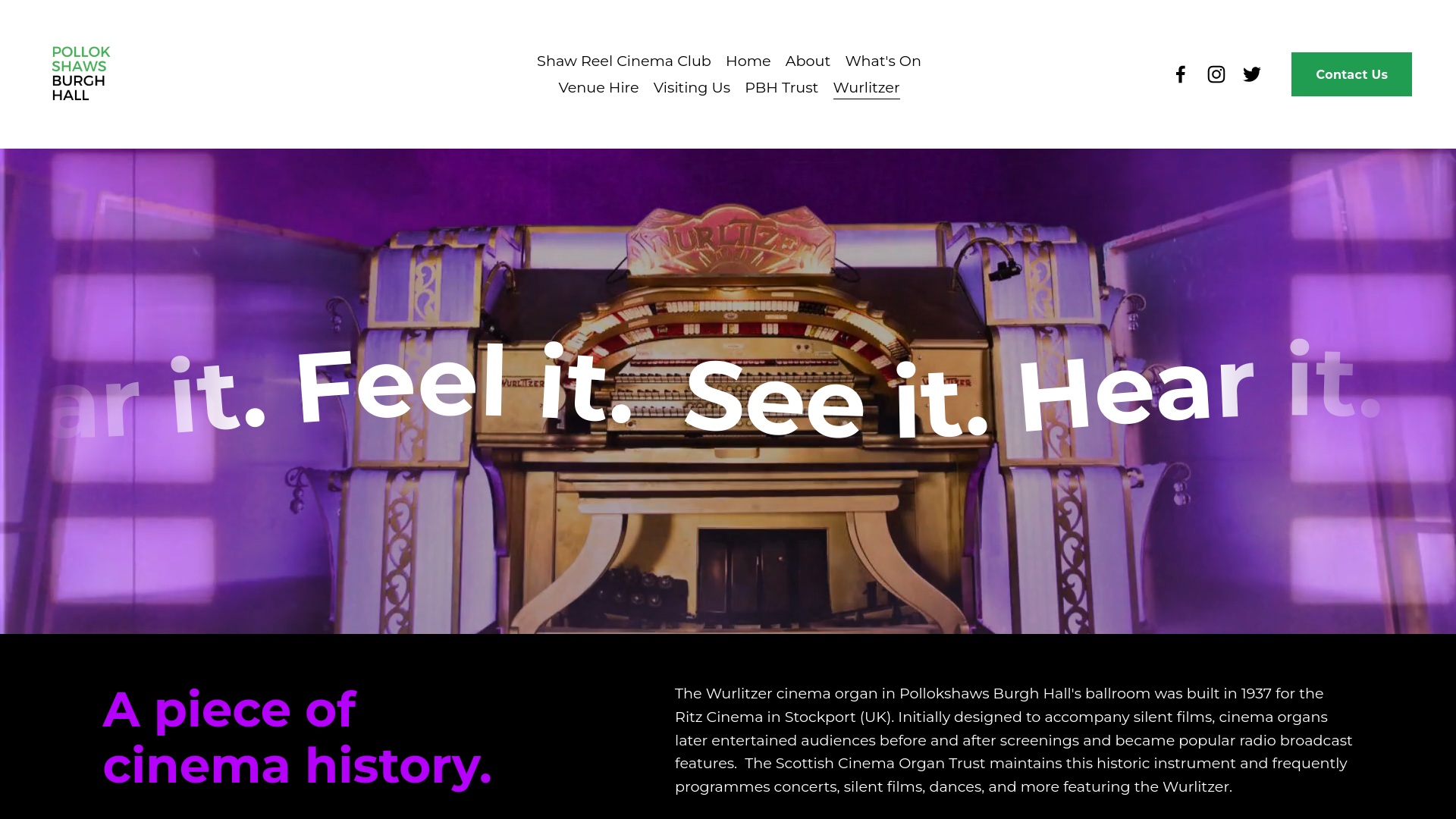 Website screenshot