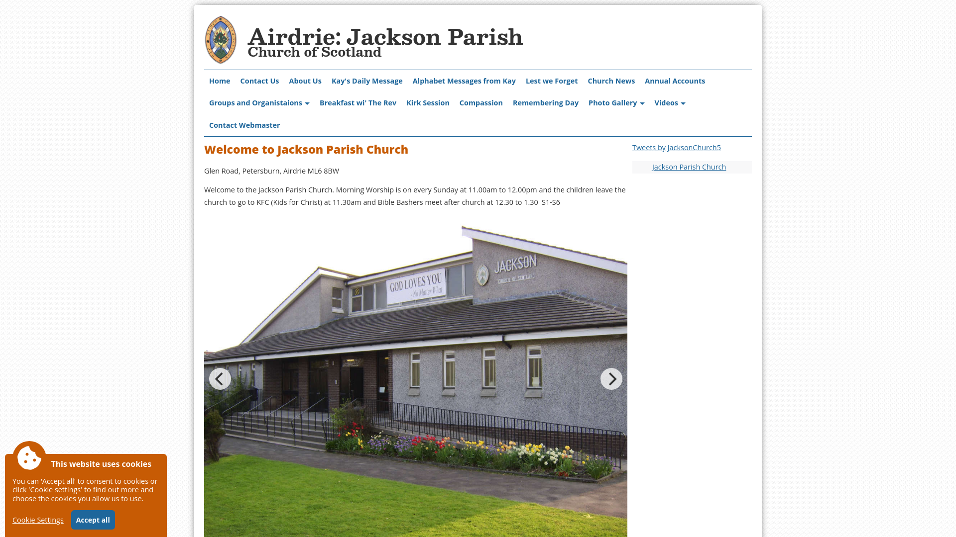 Website screenshot