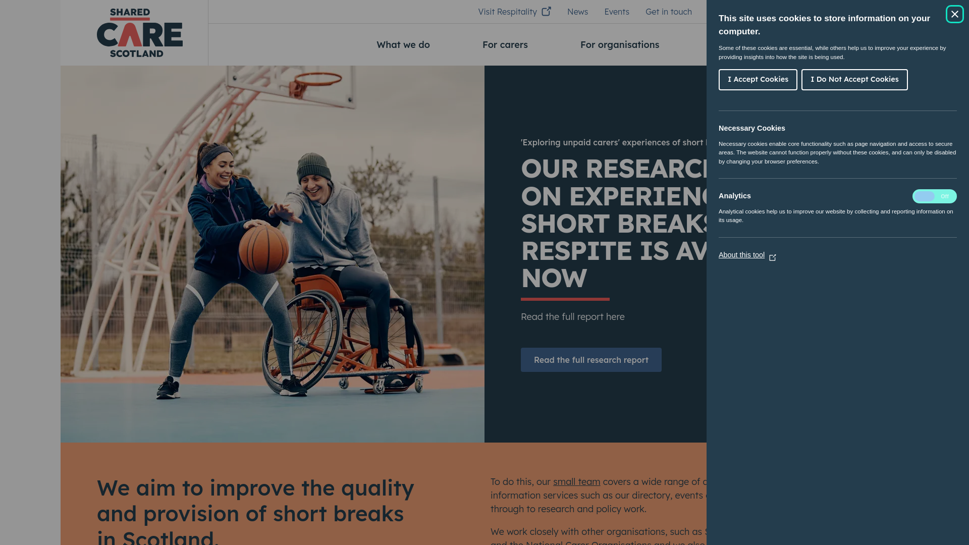 Website screenshot