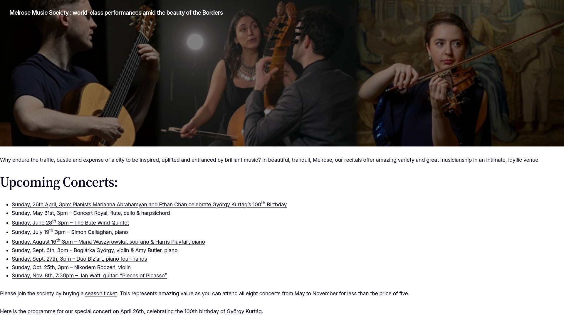 Website screenshot