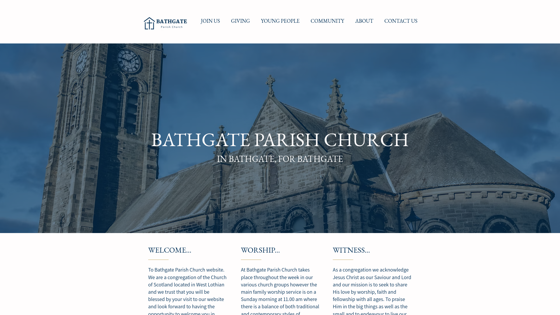 Website screenshot