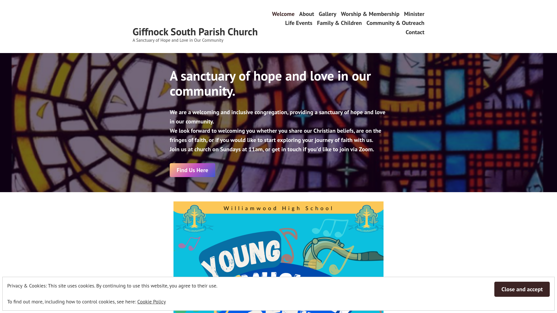 Website screenshot