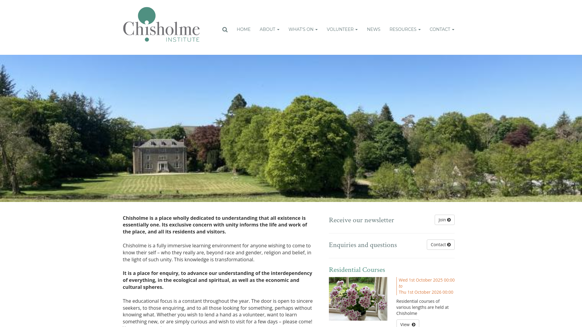 Website screenshot