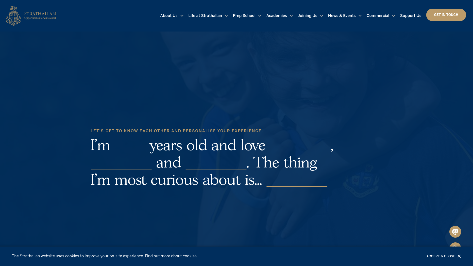 Website screenshot