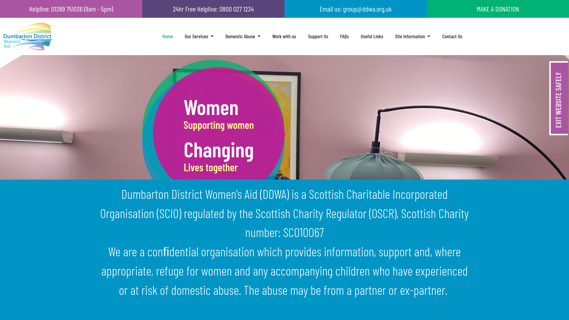 Website screenshot