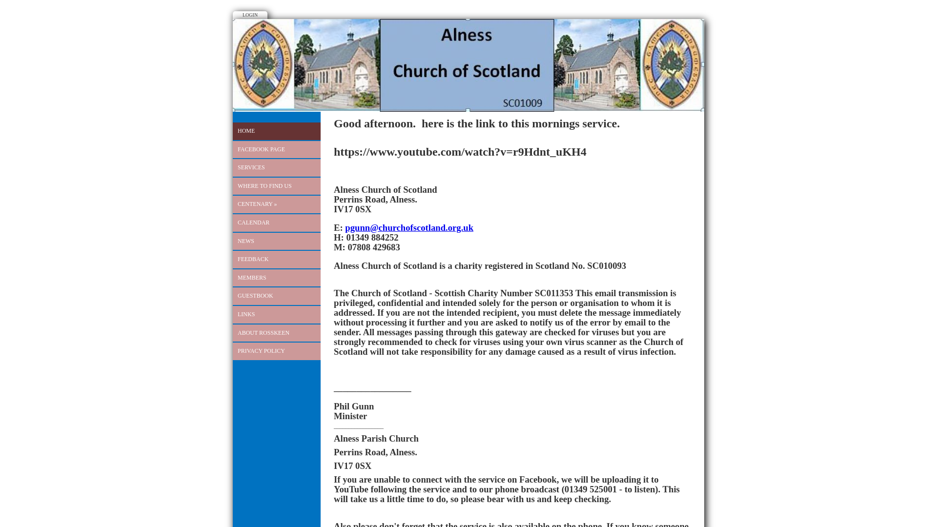 Website screenshot