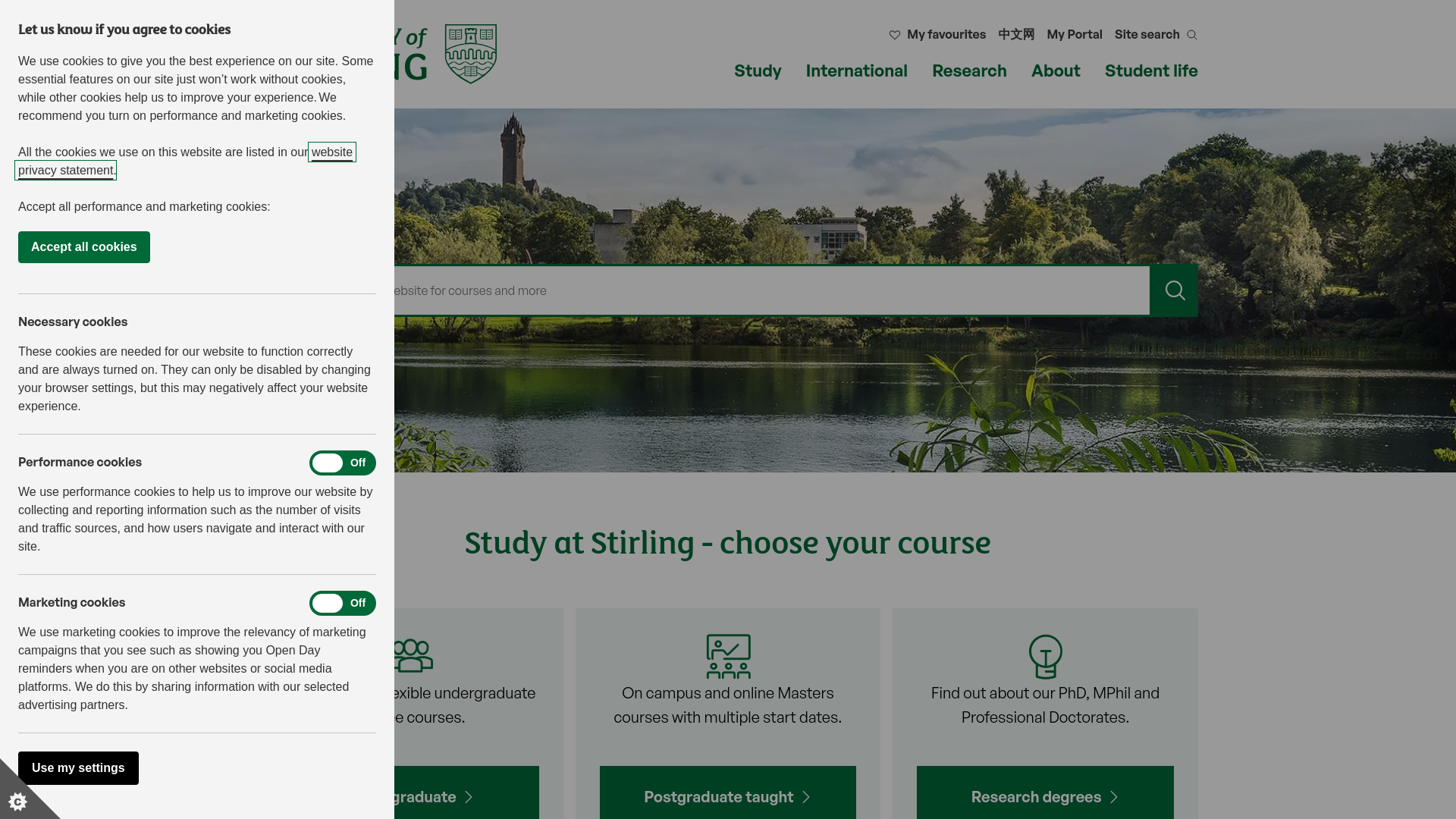 Website screenshot