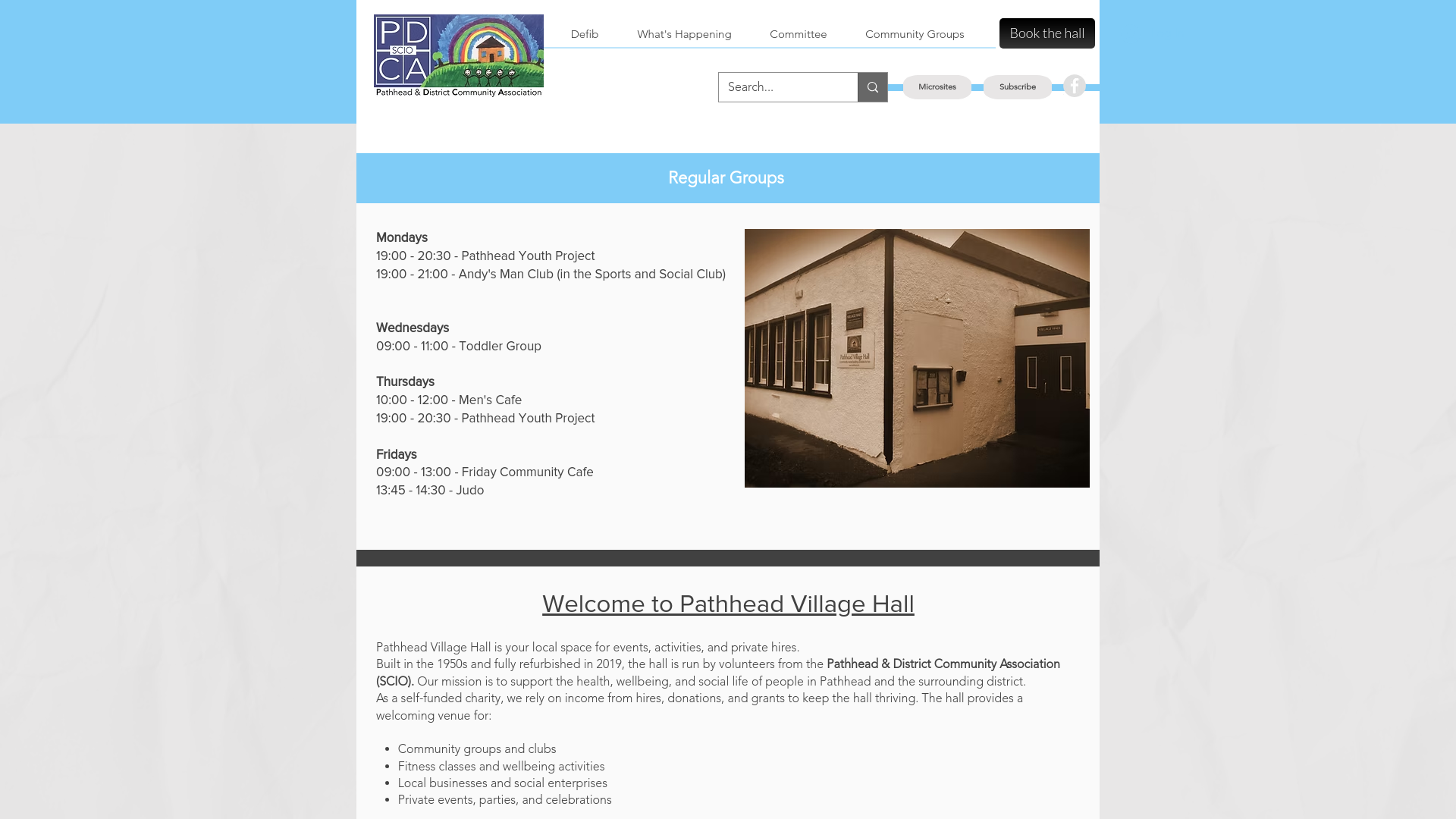 Website screenshot