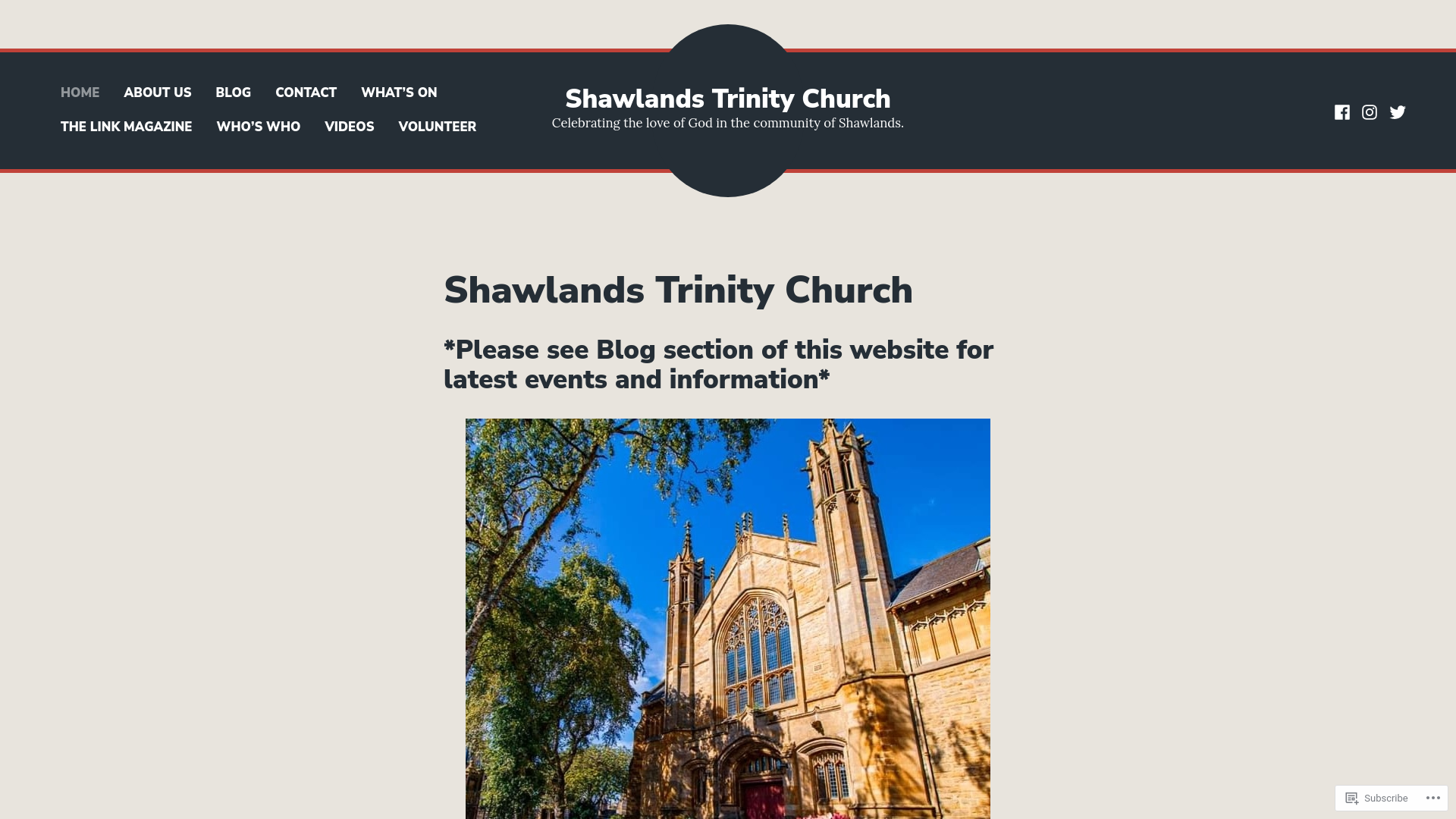 Website screenshot