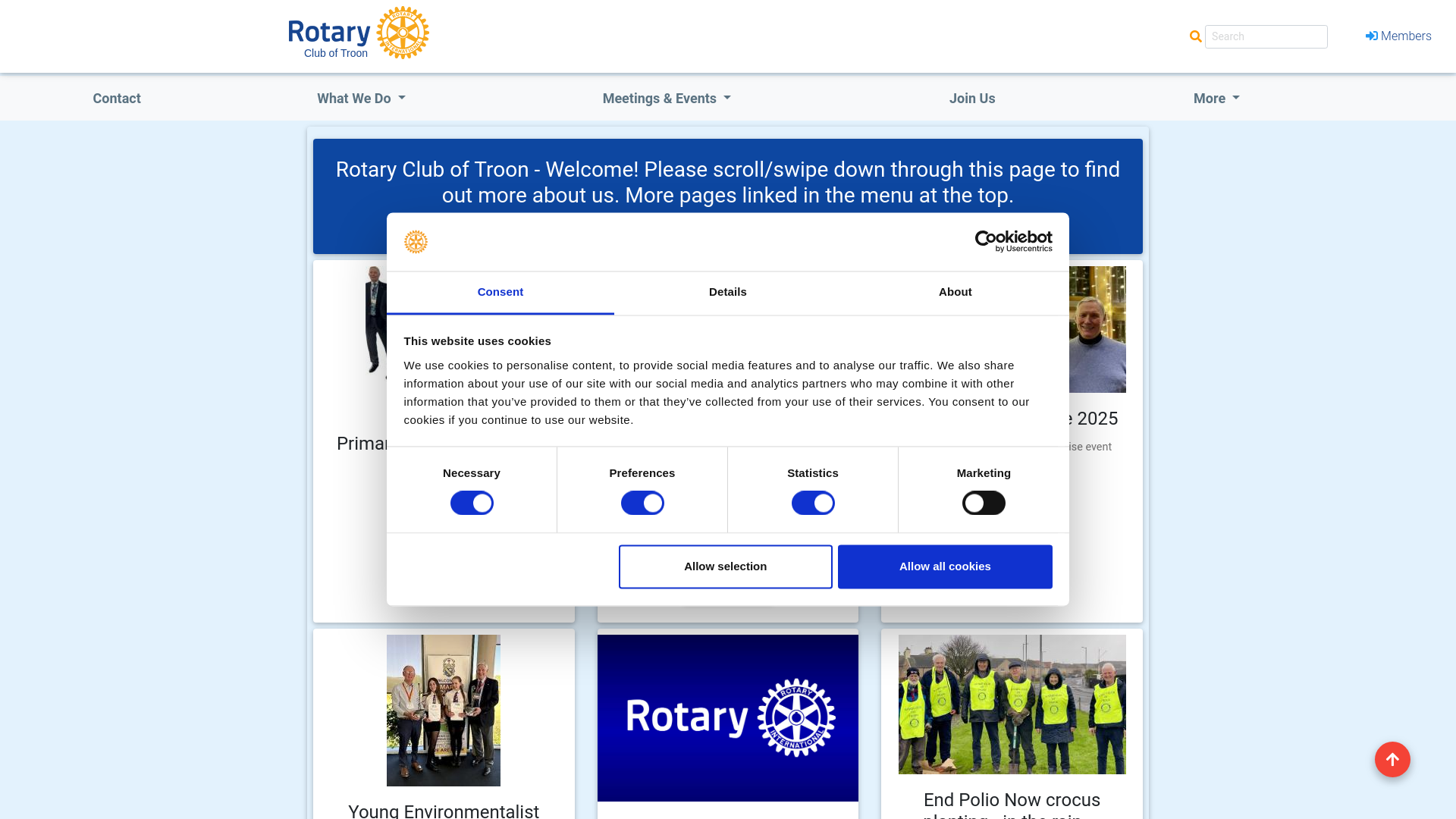 Website screenshot