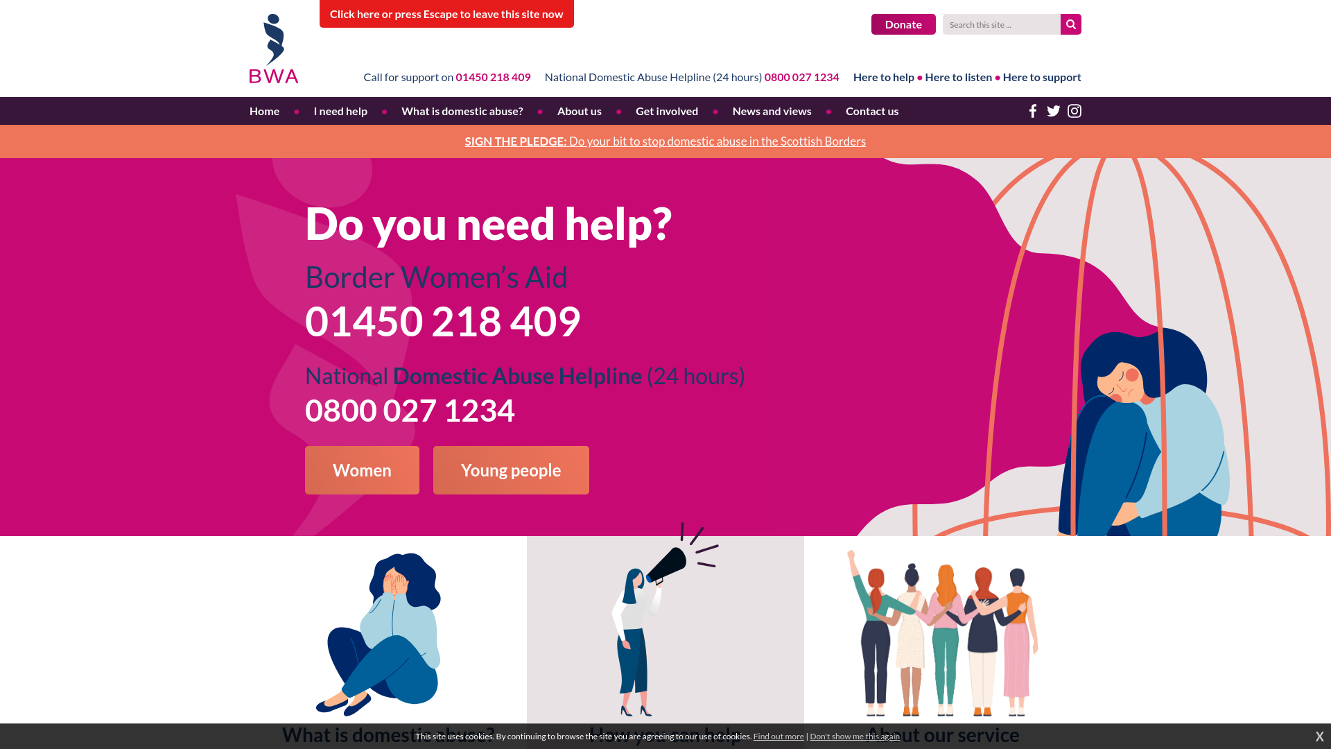 Website screenshot