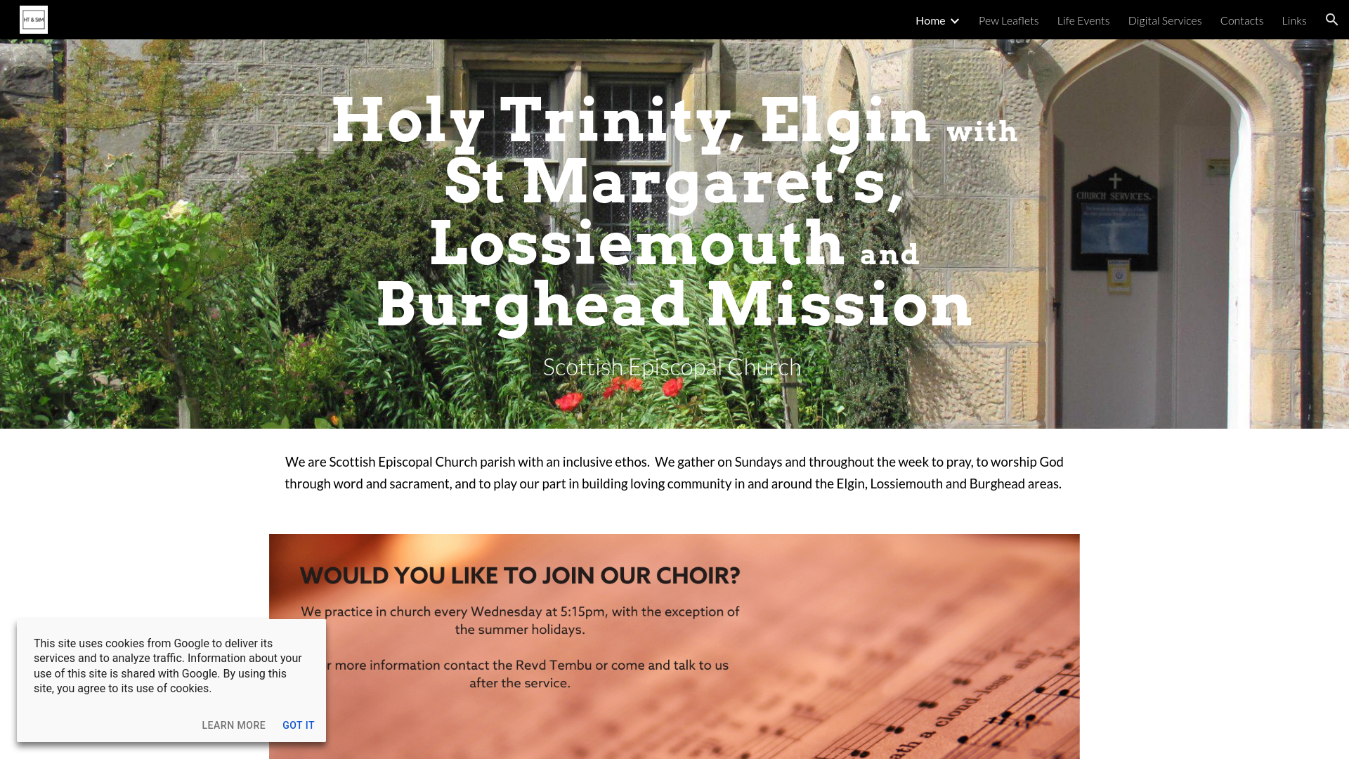 Website screenshot