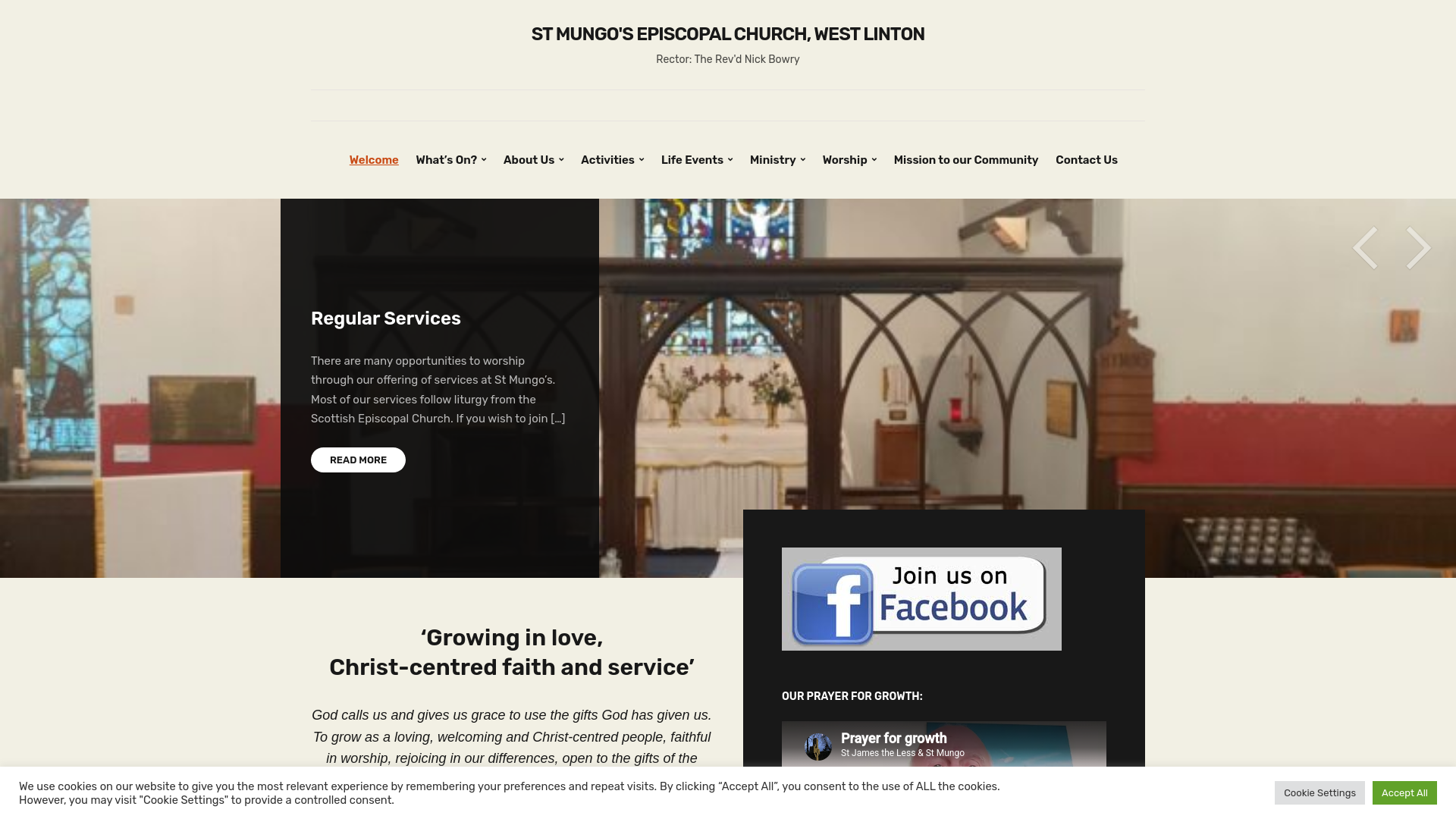 Website screenshot