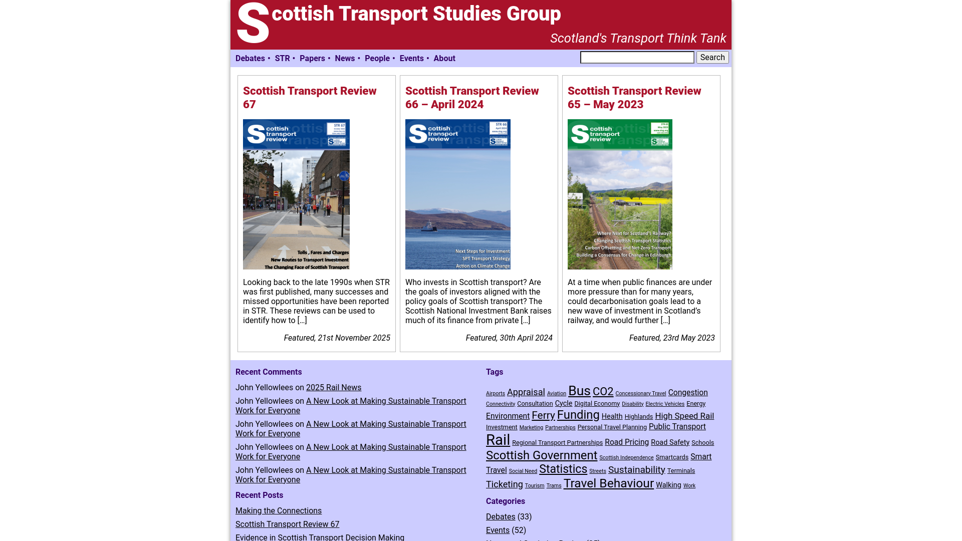 Website screenshot
