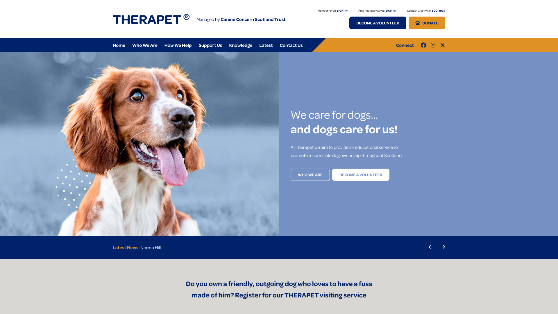 Website screenshot