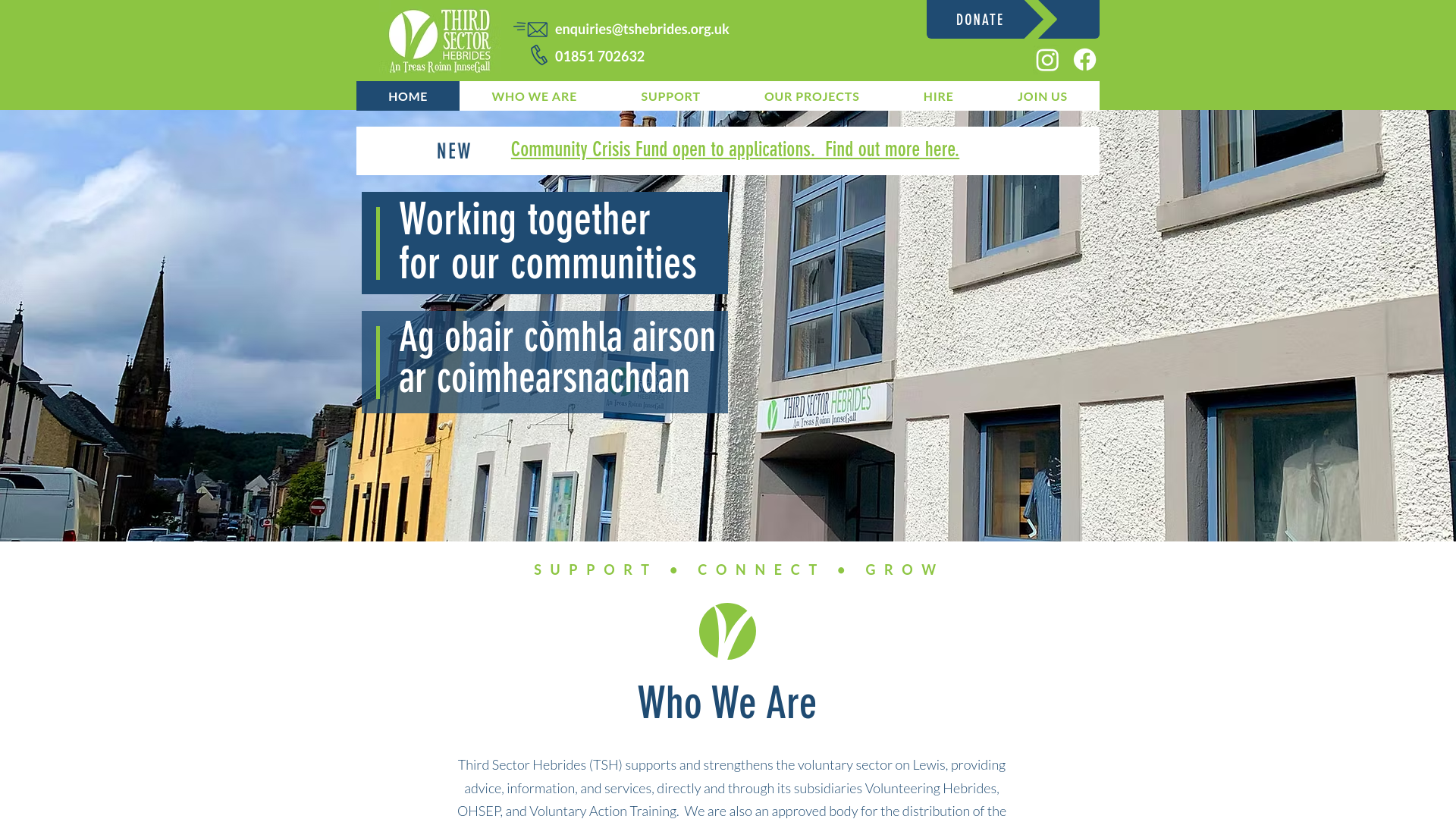 Website screenshot