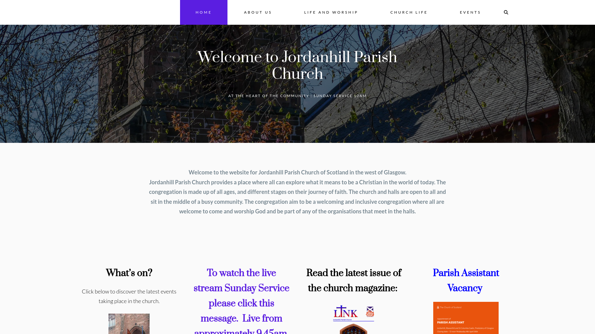 Website screenshot