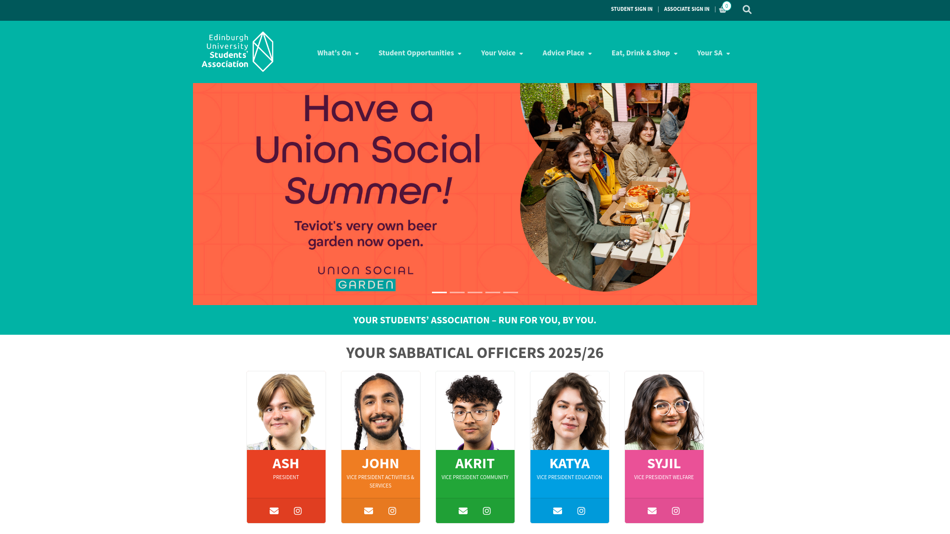 Website screenshot