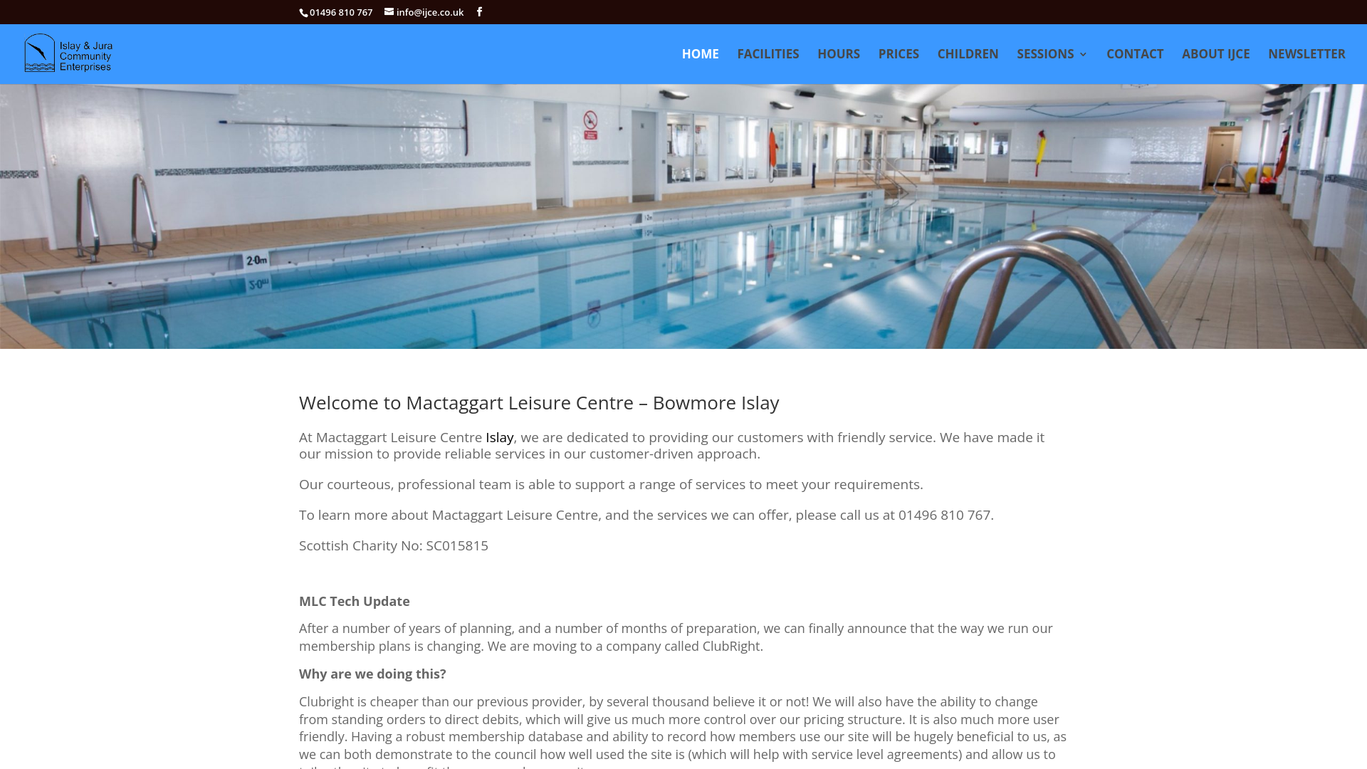 Website screenshot