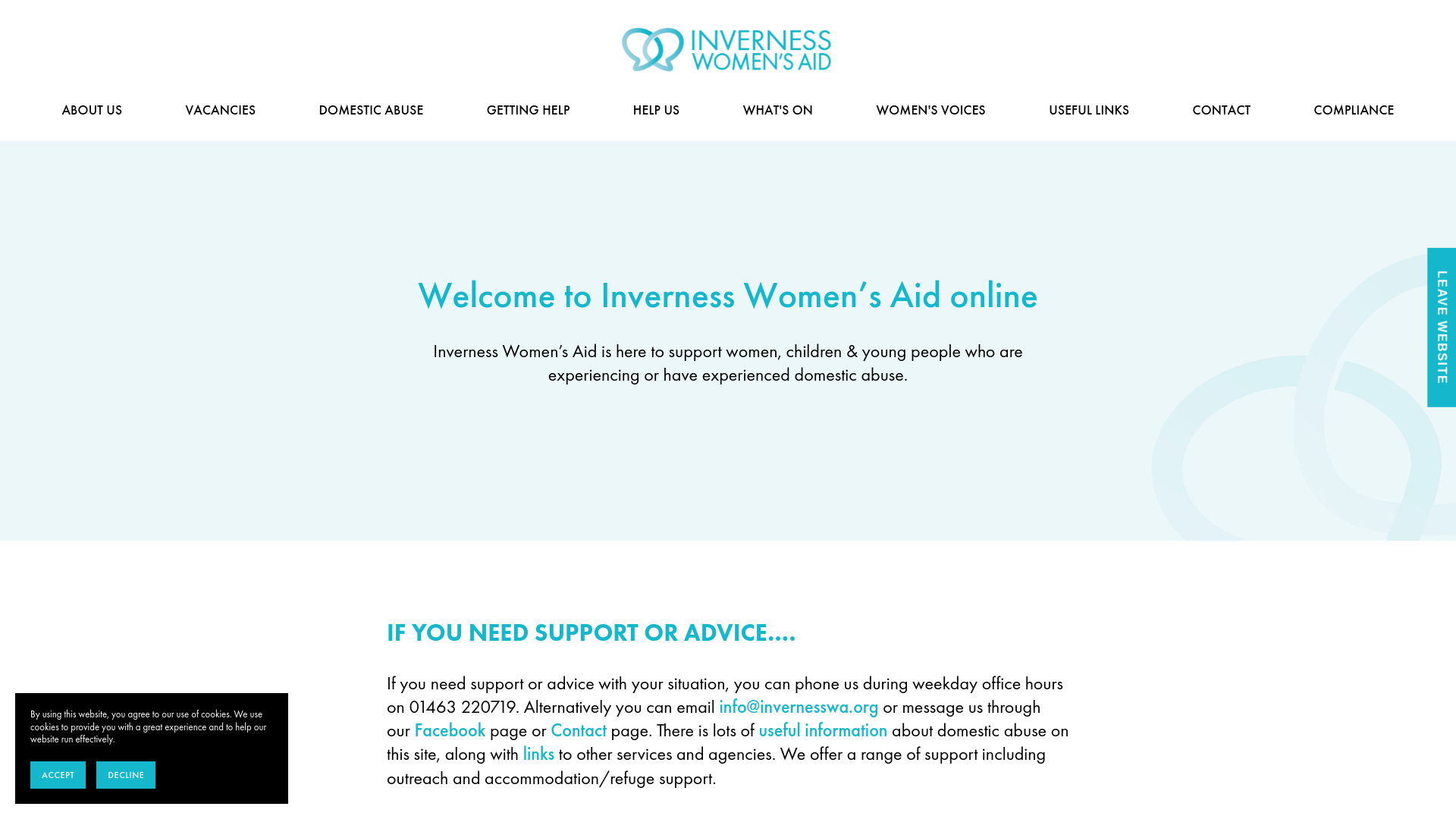 Website screenshot