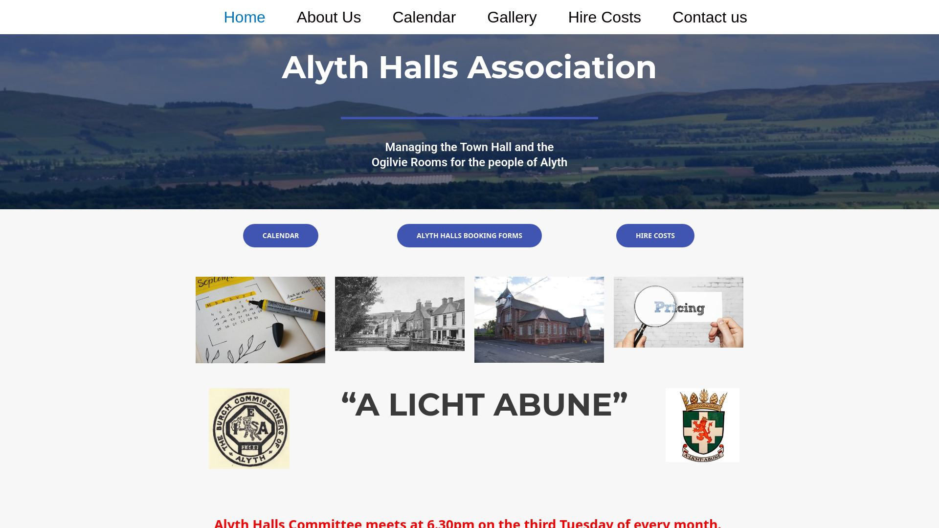 Website screenshot