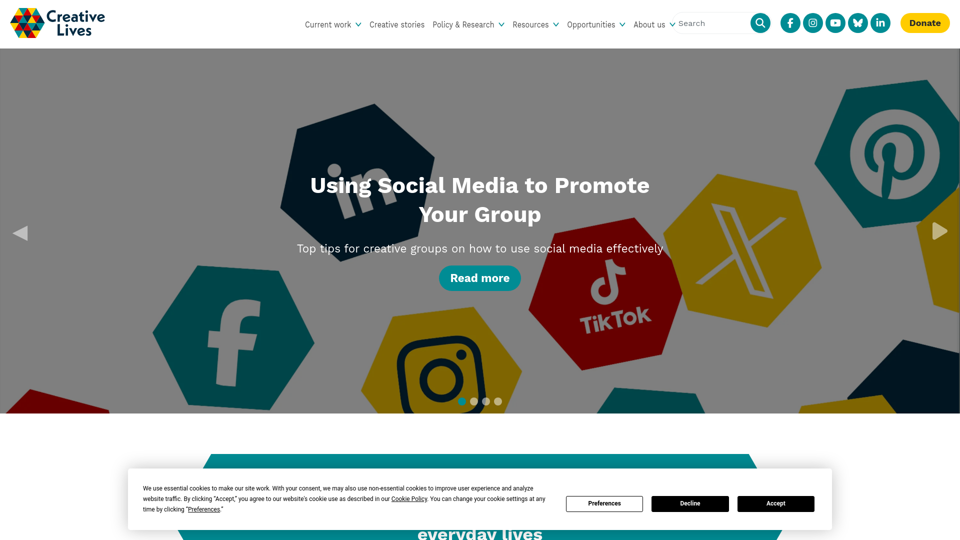 Website screenshot