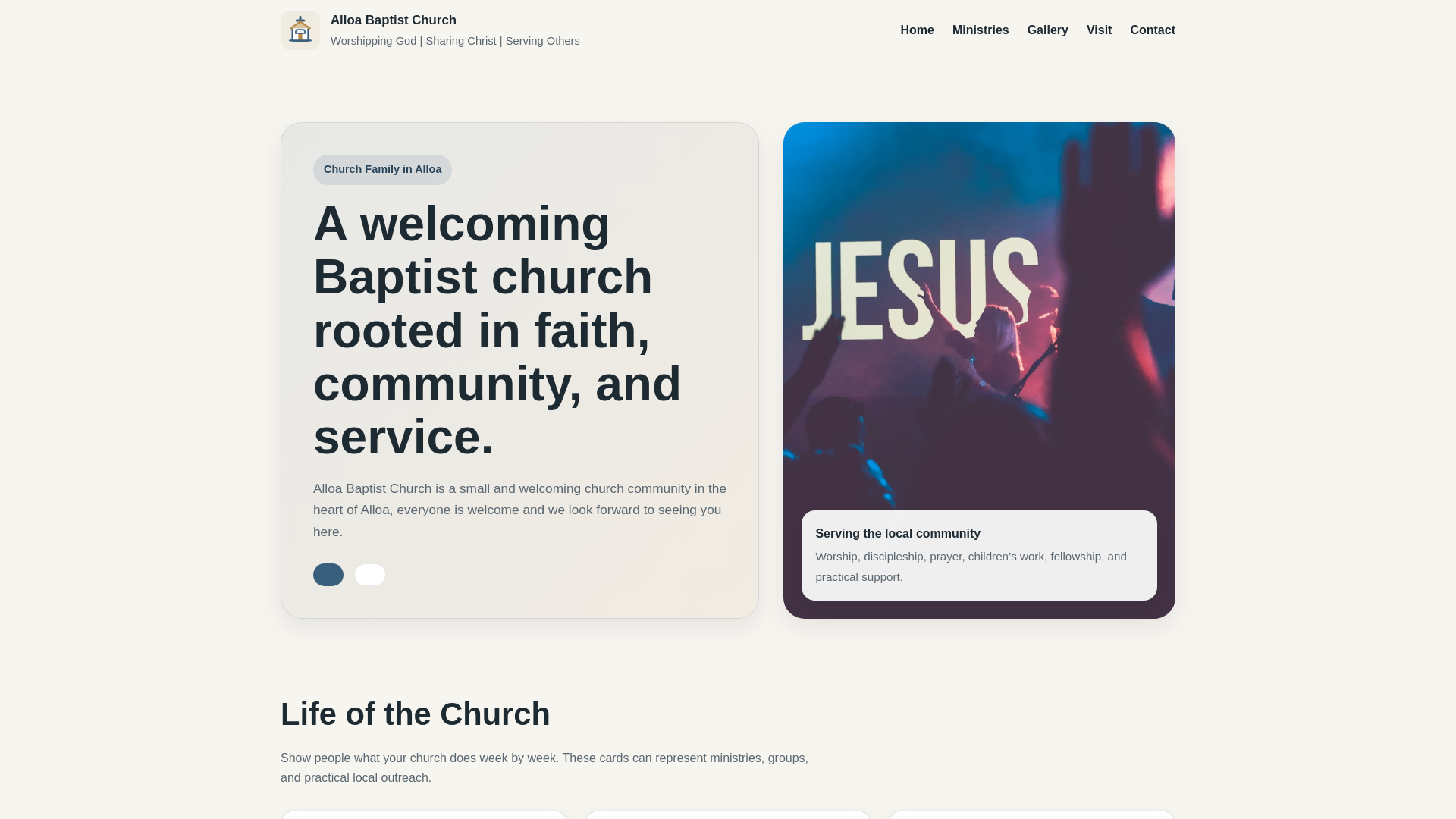 Website screenshot