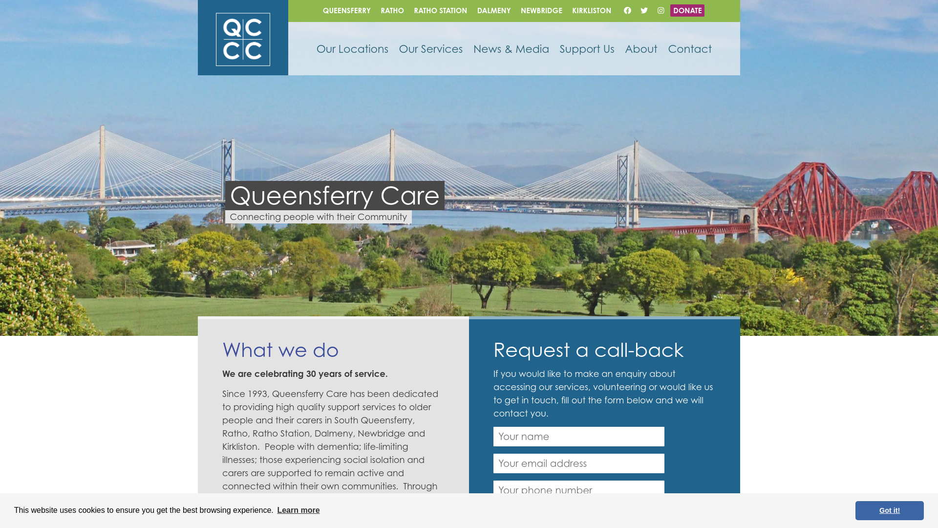 Website screenshot