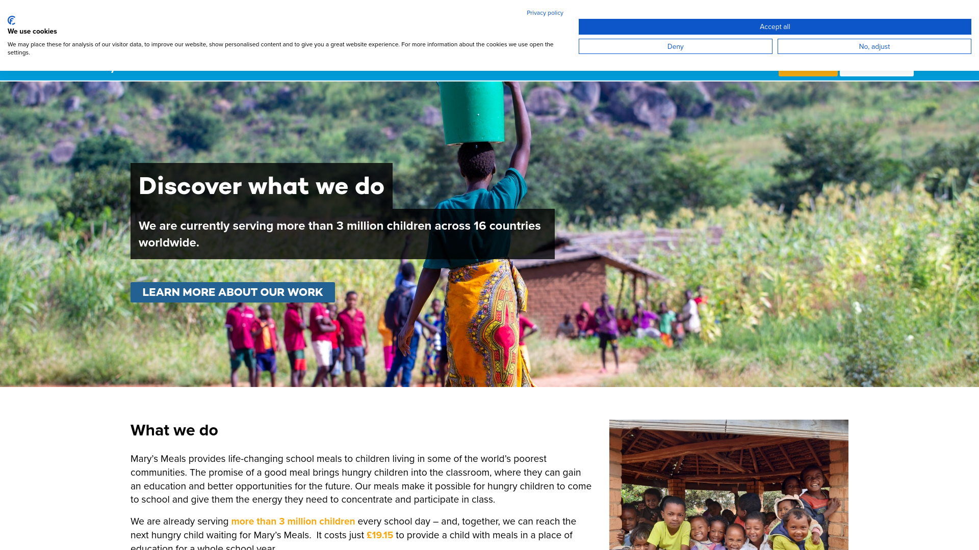 Website screenshot
