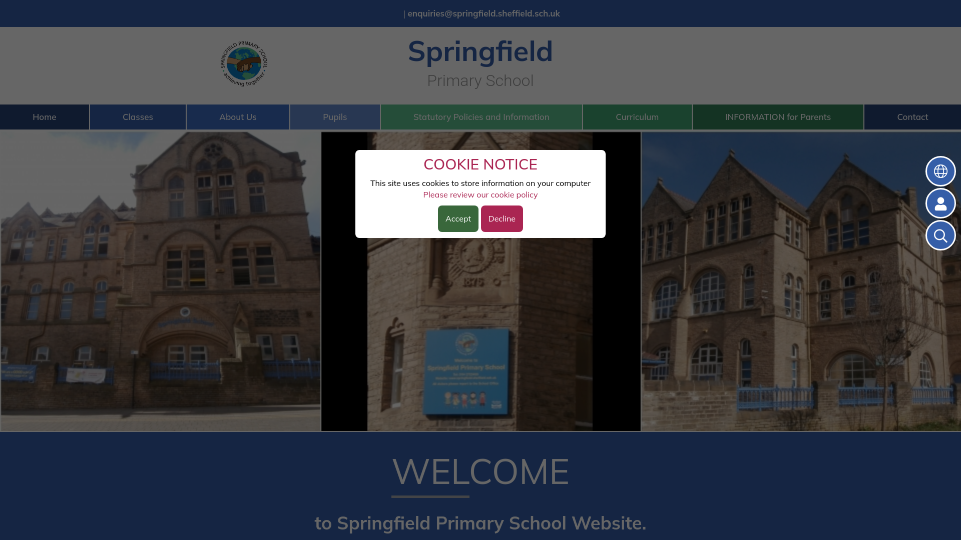 Website screenshot