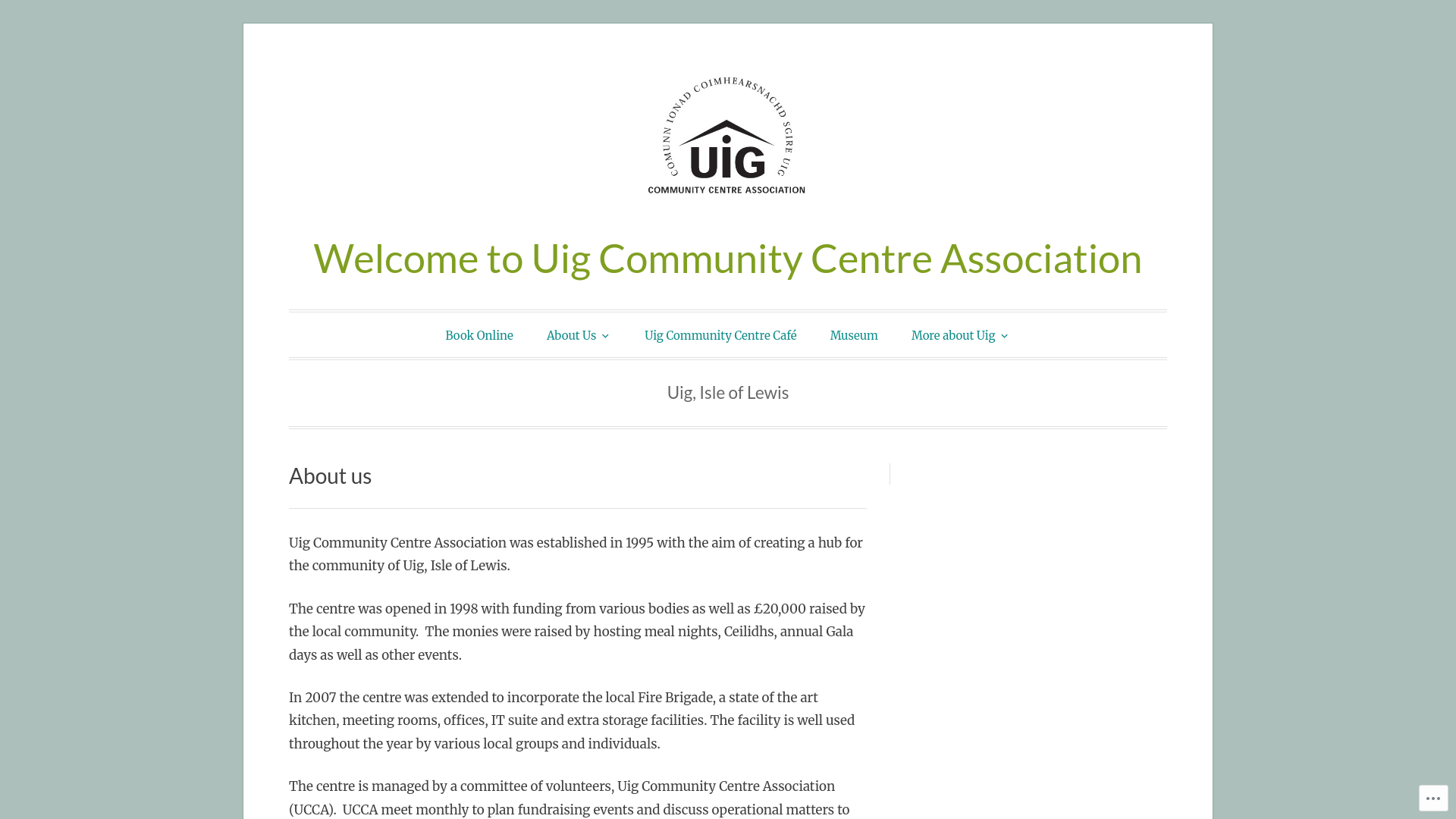 Website screenshot