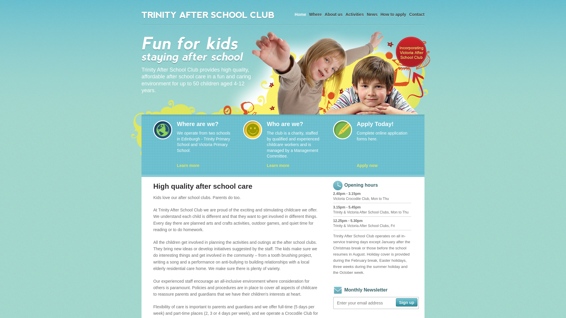 Website screenshot