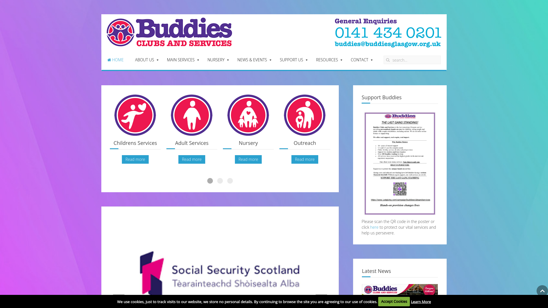 Website screenshot