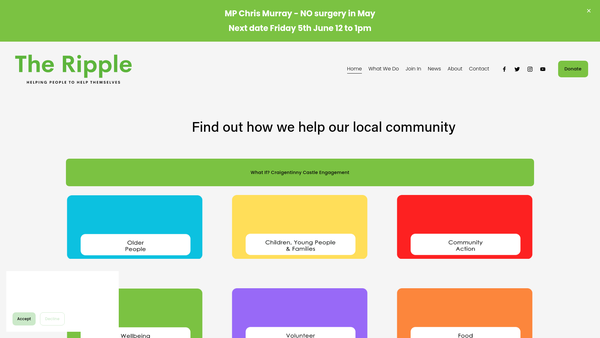 Website screenshot