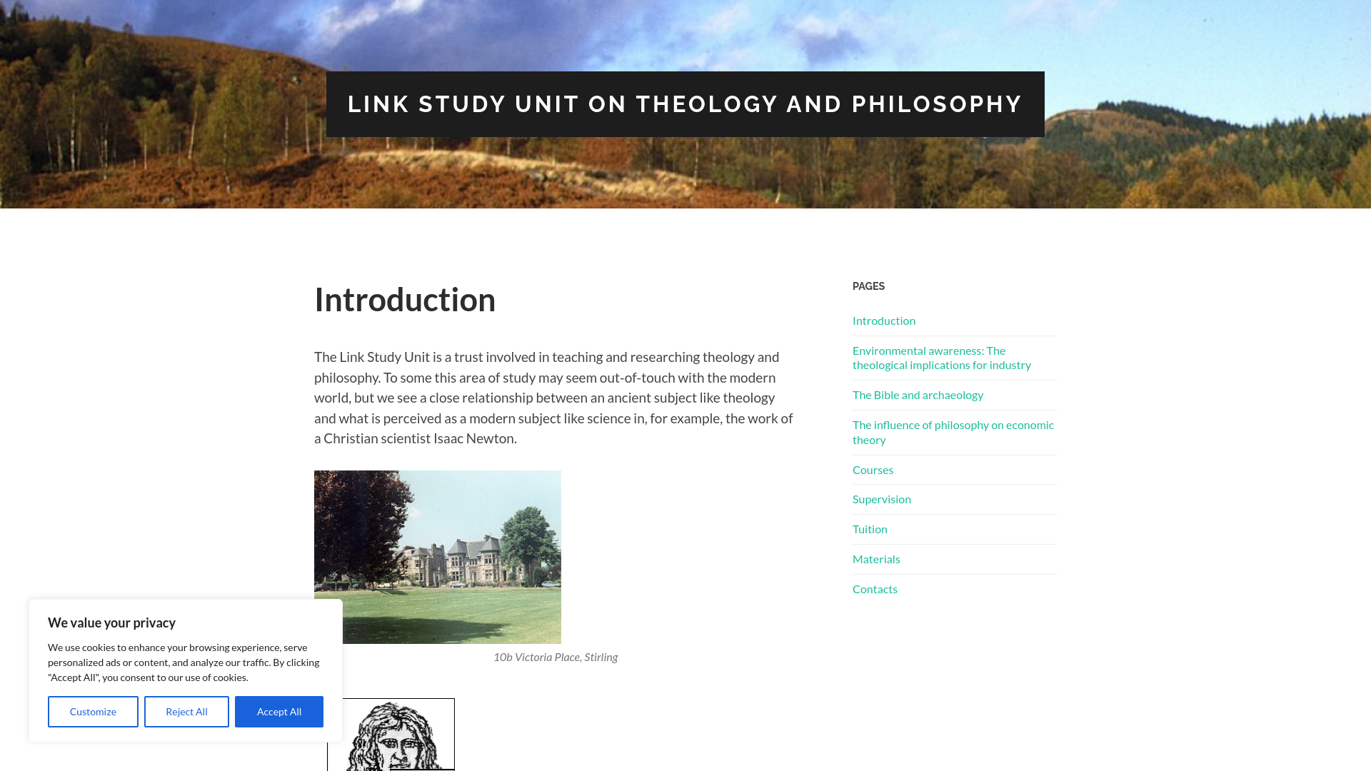 Website screenshot
