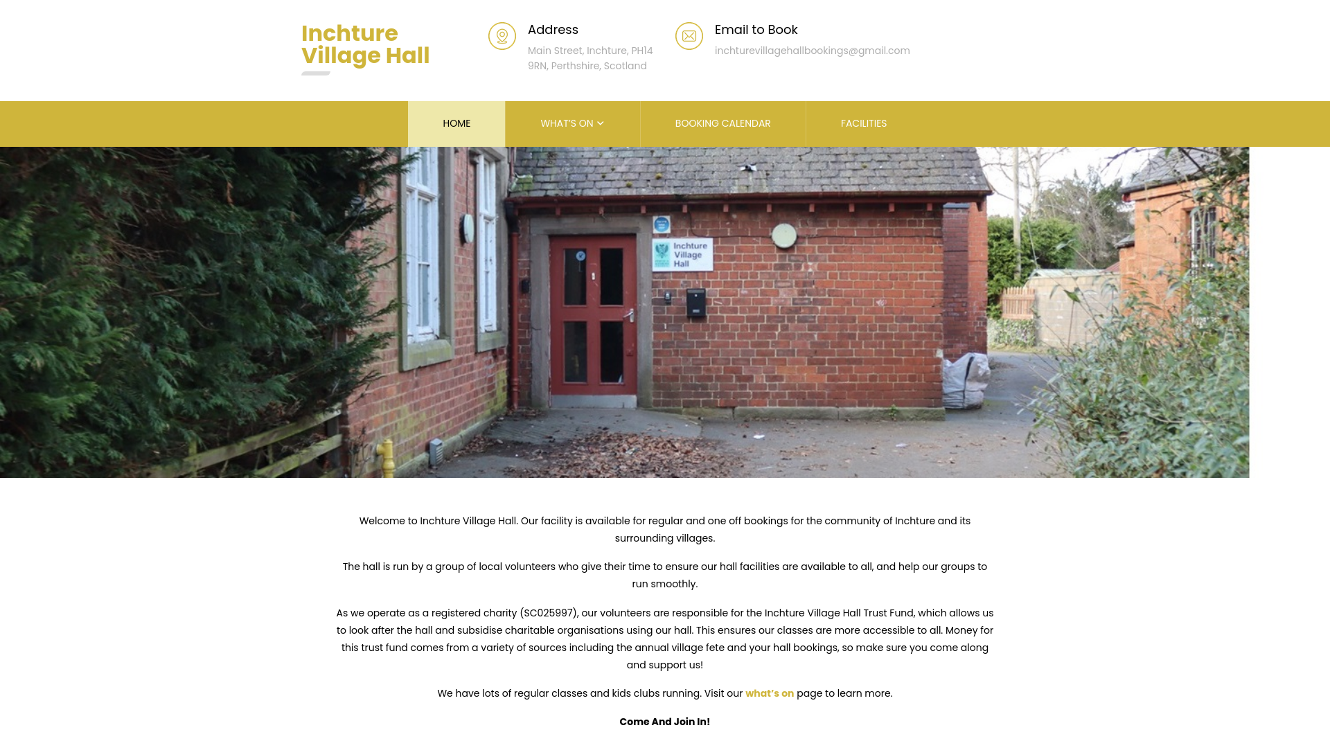 Website screenshot