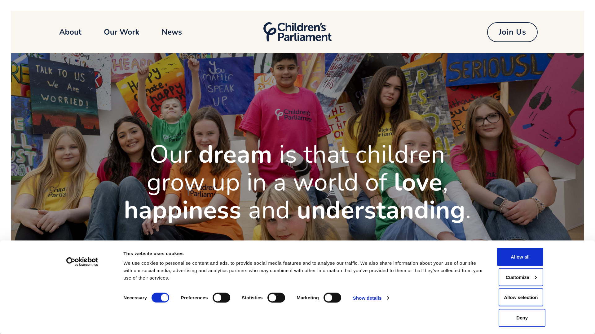 Website screenshot