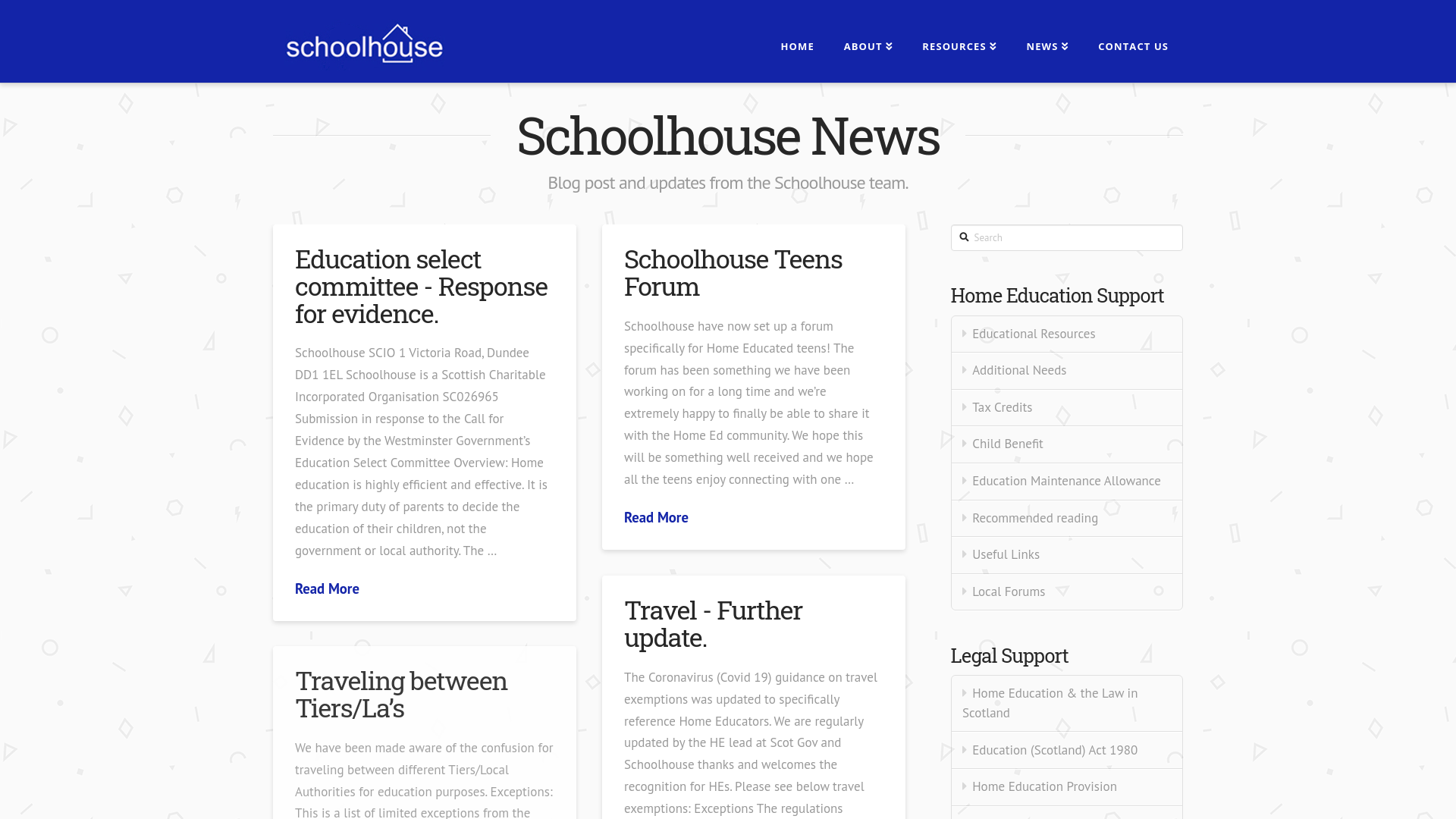 Website screenshot