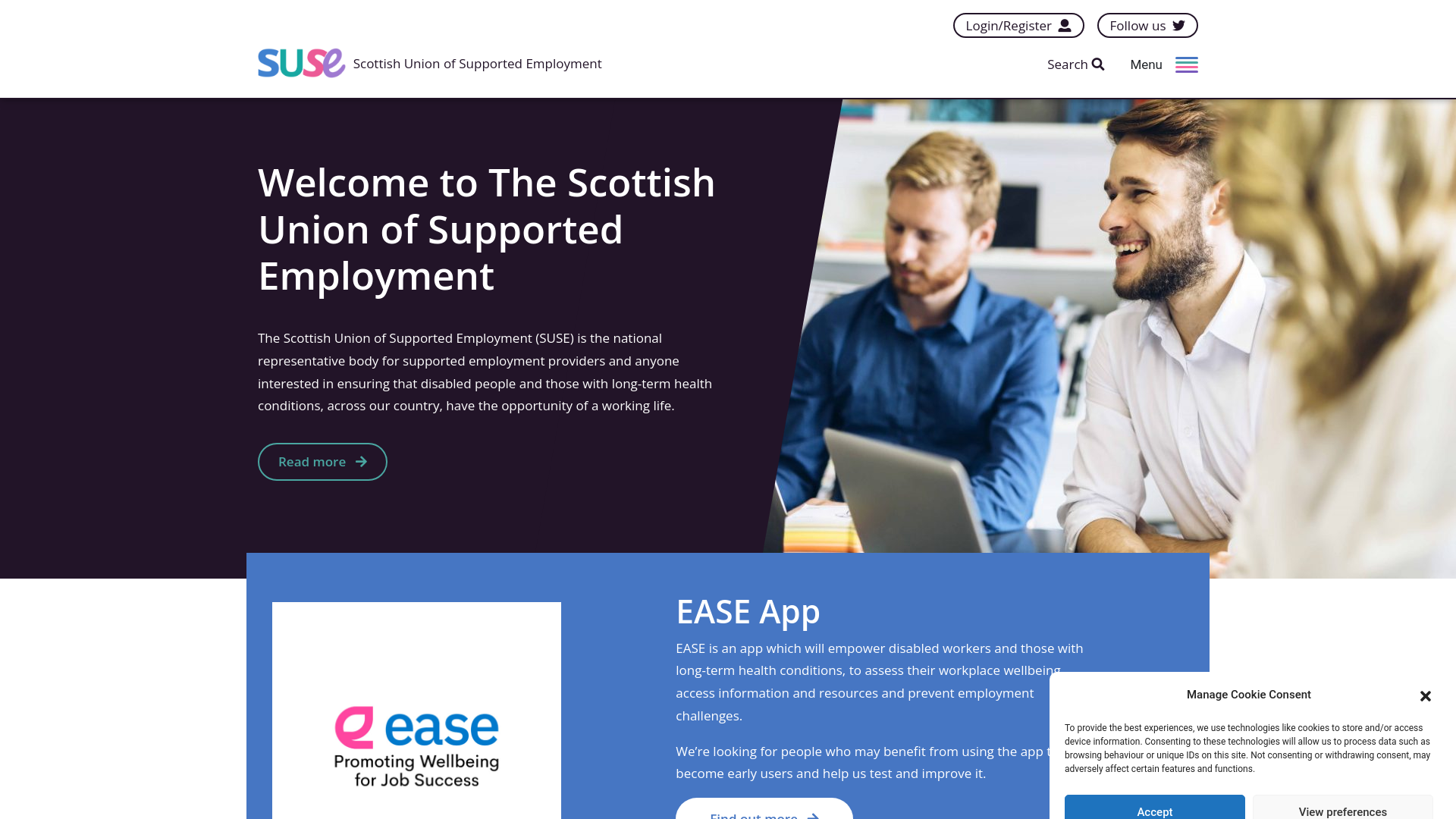 Website screenshot