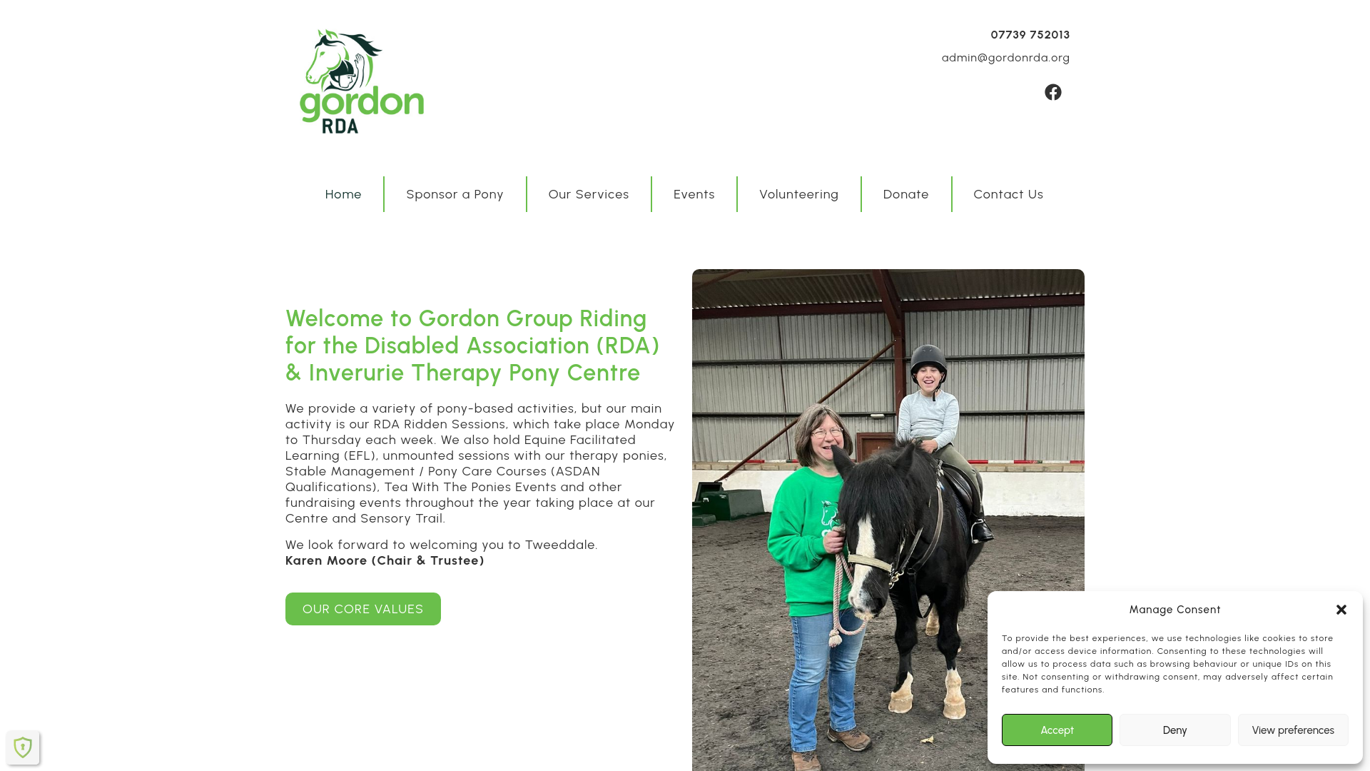 Website screenshot