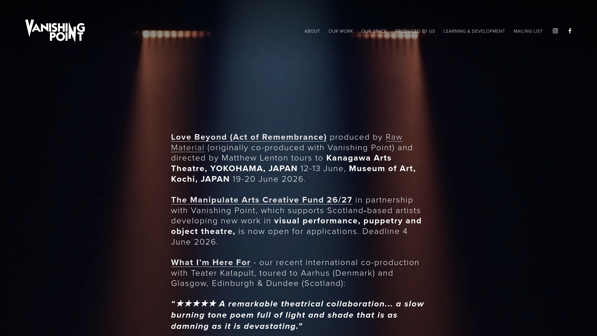 Website screenshot