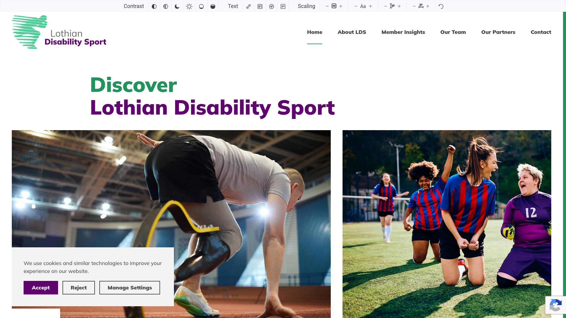 Website screenshot