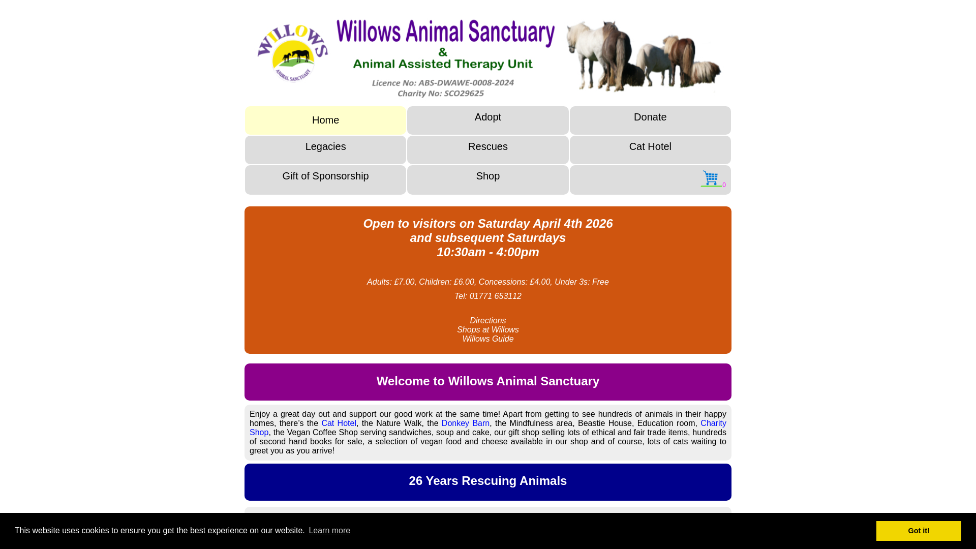 Website screenshot
