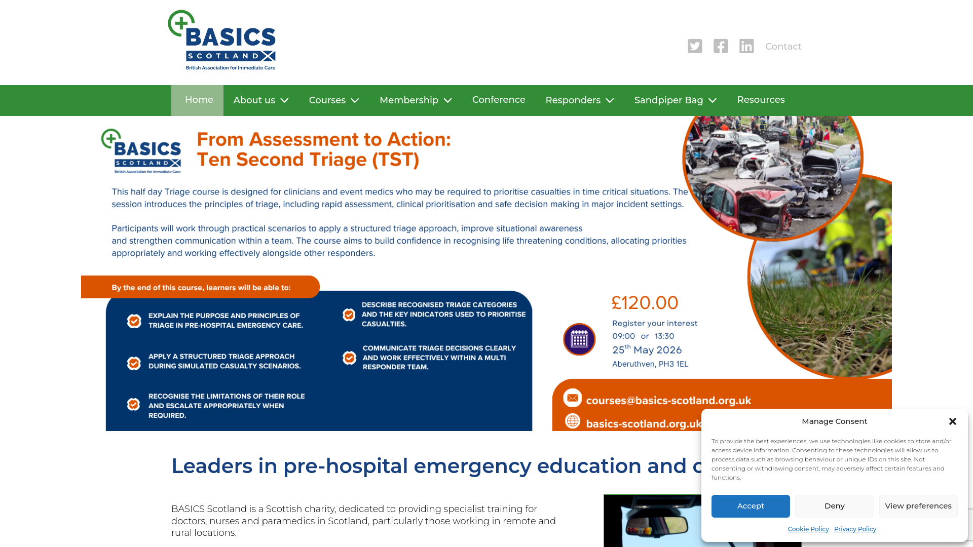 Website screenshot